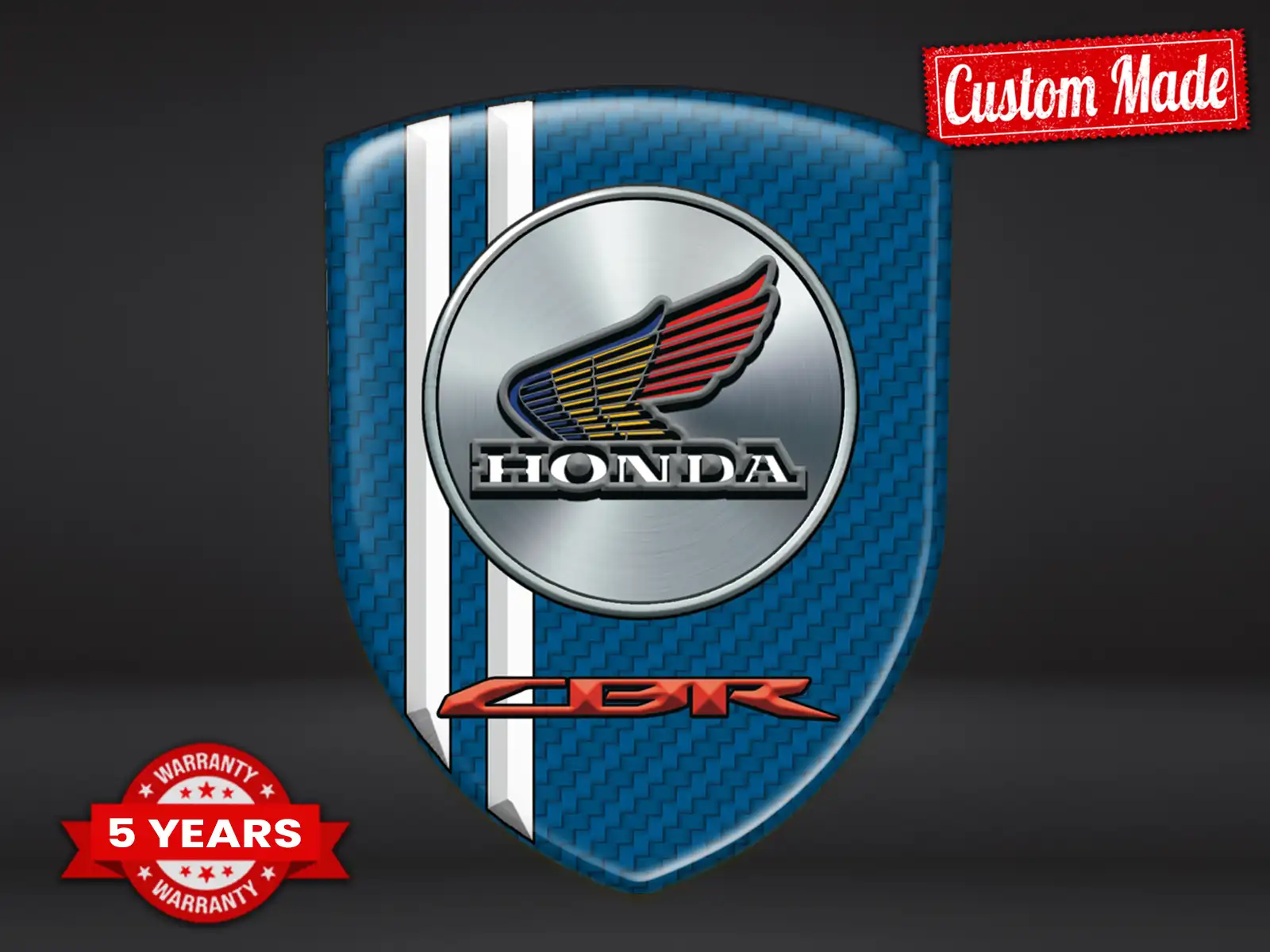 Honda Etiqueta Impermeable Resistente Limitada Universal